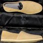 YSL YVES SAINT LAURENT RIVE GAUCHE SHOES $395 DESERT ESPADRILLE LOAFER 9 42e NEW