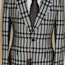 GUCCI JACKET $3895 BLACK/WHITE RAZOR 1-BTN RUNWAY DINNER JACKET 38R 48e NEW