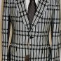 GUCCI JACKET $3895 BLACK/WHITE RAZOR 1-BTN RUNWAY DINNER JACKET 38R 48e NEW