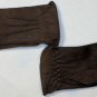 ZEGNA GLOVES $430 BROWN TEXTURED LEATHER CASHMERE LINED WINTER GLOVES L 9.5 NEW