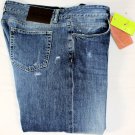 ETRO JEANS $495 MED WASH FADED LOGO ORNAMENTED FIT LEG DENIM  38/36 54e NEW