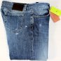 ETRO JEANS $495 MED WASH FADED LOGO ORNAMENTED FIT LEG DENIM 38/36 54e NEW