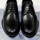 PRADA SPORT SHOES $590 BLACK ICONIC LOGO SOLE LACE UP OLD NATURAL 8.5 41.5e NEW