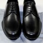 PRADA SPORT SHOES $590 BLACK ICONIC LOGO SOLE LACE UP OLD NATURAL 8.5 41.5e NEW