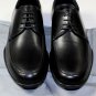 PRADA SPORT SHOES $590 BLACK ICONIC LOGO SOLE LACE UP OLD NATURAL 8.5 41.5e NEW