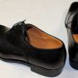 J.M. WESTON SHOES $985 BLACK BRUSHED CALFSKIN HANDMADE BOXCALF OXFORDS 10 43 NEW