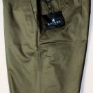 LANVIN  PANTS $475 FATIGUE GREEN SIDE BRACE TAILORED BERMUDA SHORTS 34 50e NEW