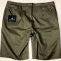 LANVIN PANTS $475 FATIGUE GREEN SIDE BRACE TAILORED BERMUDA SHORTS 34 50e NEW