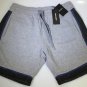 DOLCE & GABBANA SHORTS $445 GRAY/BLUE SPORT STRIPED LOGO ORNAMENT GYM M 50e NEW