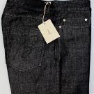 BRIONI JEANS $1050 BLACK WASH LOGO ORNAMENTED HANDMADE DENIM 33/36 48e NEW