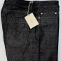 BRIONI JEANS $1050 BLACK WASH LOGO ORNAMENTED HANDMADE DENIM 33/36 48e NEW