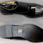 ALEXANDER McQUEEN SHOES $765 BLACK FEATHER ETCHED CAPTOE OXFORDS 10 43e NEW