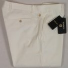 VERSACE PANTS $550 WHITE BUTTONED STRAP POCKET COUTURE SLACKS TROUSER 38 54e NEW