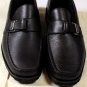 SALVATORE FERRAGAMO SHOES $585 DARK BROWN LOGO ORNAMENTED VAMP 7.5EE 40.5e NEW