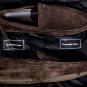 ZEGNA SHOES $565 BROWN SUEDE CALF LOGO ORNAMENT VENETIAN VAMP DRIVER 10 43e NEW