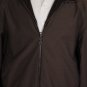 ISAIA JACKET $1950 DK BROWN CASHMERE REVERSIBLE DUAL ZIP BOMBER COAT 40 50e NEW