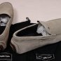 ZEGNA SHOES $565 GRAY SUEDE CALF LOGO ORNAMENT VENETIAN VAMP DRIVER 10 43e NEW