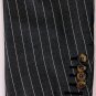 TOM FORD SUIT $5590 DARK BLUE SILK/WOOL HANDMADE 2BTN PINSTRIPE SUIT 40R 52e NEW