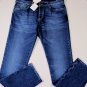 BRUNELLO CUCINELLI JEANS $645 MED WASH WHISKER SPOT FADE LOGO DENIM 40/36 56 NEW