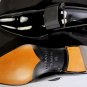 DSQUARED2 SHOES $750 BLACK PATENT CALF GROSGRAIN BOW VAMP LOAFER 8.5 41.5 NEW
