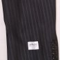 GIORGIO ARMANI SUIT $1945 CHAR GRAY/GRAY STRIPE 2BTN WOOL/SILK SUIT 46L 56e NEW