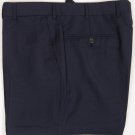 BELVEST PANTS $695 NAVY 100% SUPER 100's WOOL HANDMADE DRESS SLACKS 34 50e NEW