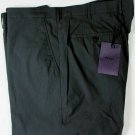 PRADA PANTS $540 SMOKE BLACK COTTON STRETCH TROUSERS SUMMER SLACKS 40 56e NEW