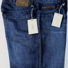 BRIONI JEANS $1150 DK WASH LOGO ORNAMNETED/CROCODILE HANDMADE DENIM 37/36 52 NEW
