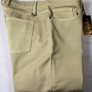 GUCCI JEANS $580 SAND BROWN WASH LOGO CHARM ORNAMENTED FIT LEG DENIM 36 52e NEW