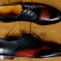 GUCCI SHOES $695 TRI-COLOR WINGTIP TOE ORNAMENTED DERBY 10 43e NEW