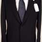 GIORGIO ARMANI SUIT $1895 BLACK TEXTURED REP STRIPE 1-BTN SUIT 40C 50e NEW