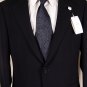GIORGIO ARMANI SUIT $1895 BLACK TEXTURED REP STRIPE 1-BTN SUIT 40C 50e NEW