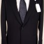 GIORGIO ARMANI SUIT $1895 BLACK TEXTURED REP STRIPE 1-BTN SUIT 40C 50e NEW