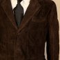 BRUNELLO CUCINELLI COAT $5950 BROWN QUILTED SUEDE NYLON LINED JACKET L 52 NEW