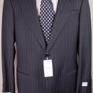 GIORGIO ARMANI SUIT $2295 MEDIUM GRAY/GRAY STRIPE 2BTN 100%WOOL SUIT 42R 52e NEW