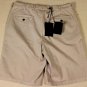 PRADA SHORTS $445 TALC GRAY WASHED LOGO ORNAMENTED CHINO SHORT PANTS 34 50e NEW