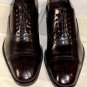 SALVATORE FERRAGAMO SHOES $650 BRANDY TOE ORNAMENTED CAPTOE OXFORD 11D 44e NEW