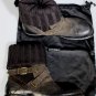 DOLCE & GABBANA SHOES $1140 DK BROWN DISTRESSED CROSS STRAP WOOL BOOT 10 43e NEW