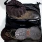 DOLCE & GABBANA SHOES $1140 DK BROWN DISTRESSED CROSS STRAP WOOL BOOT 10 43e NEW