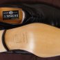 A. TESTONI SHOES $1090 BLACK TOE ORNAMENTED CAPTOE HANDMADE DERBY 10.5 43.5 NEW