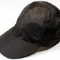 PRADA HAT $295 DARK BROWN PRADA LOGO EMBROIDERED VISOR TECHNO BALL CAP SM NEW