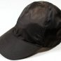 PRADA HAT $295 DARK BROWN PRADA LOGO EMBROIDERED VISOR TECHNO BALL CAP SM NEW