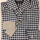 TOM FORD SHIRT $685 BLACK/GRAY GINGHAM CHECK OXFORD FIT CUT SHIRT 15/34 38 NEW