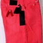 KITON JEANS $965 STRAWBERRY WASH LINEN/COTTON LOGO EMBROIDERED DENIM 36 52e NEW
