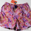 ETRO SWIM TRUNKS $365 RED/ORANGE LOGO PAISLEY BEACHWEAR SWIM TRUNKS XXL 56e NEW