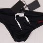 DSQUARED2 SWIMSUIT $295 BLACK LOGO SWIM BRIEFS BEACHWEAR BATHING SLIP LG 52e NEW