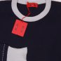 ISAIA SWEATER $685 NAVY/GRAY CASHMERE BLEND CREW NECK JUMPER XXL 56e NEW