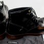 DOLCE & GABBANA SHOES $1190 BLACK POLISHED CALFSKIN CAPTOE ANKLE BOOT 10 43 NEW