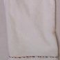 PAUL SMITH ROBE $495 WHITE TERRY CLOTH LOGO COLOR STRIPE TRIM ROBE Lg 52e NEW