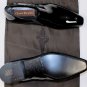 CESARE PACIOTTI SHOES $645 BLACK PATENT SIDE GORE FORMAL LOAFERS 7 40e NEW